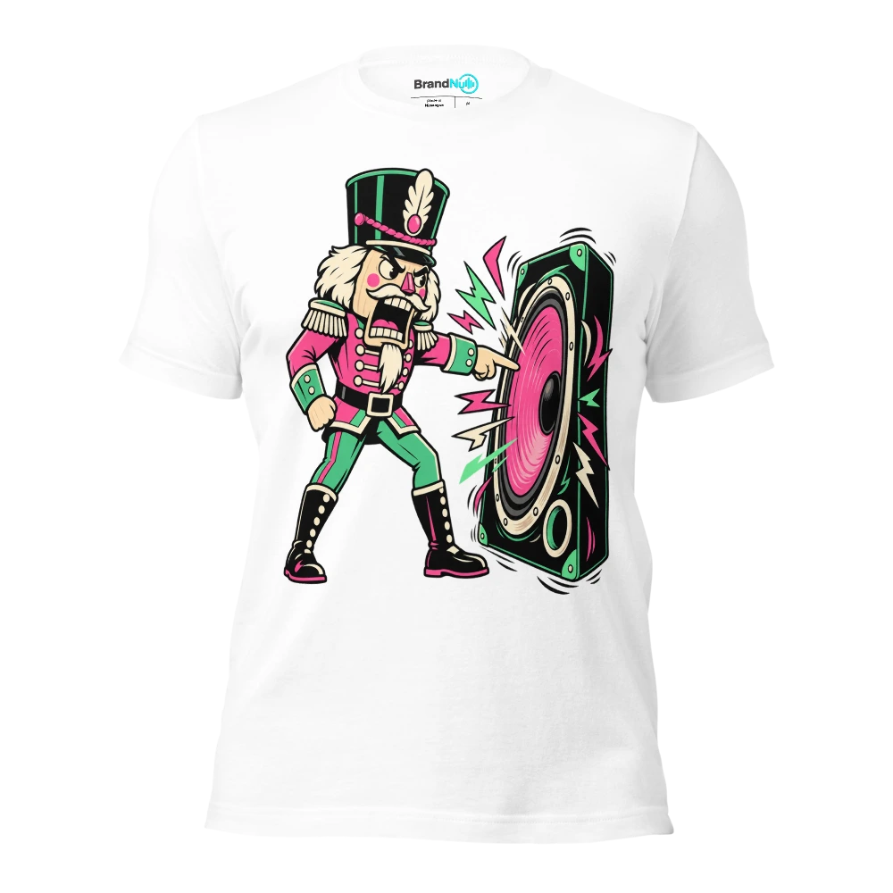 THE NUTCRACKER HAS REQUESTED A HARDER DROP T Shirt White Front