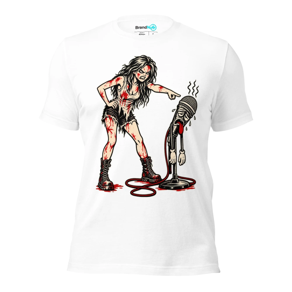 THE FINAL GIRL REQUESTED ONE MORE TRACK T Shirt White Front