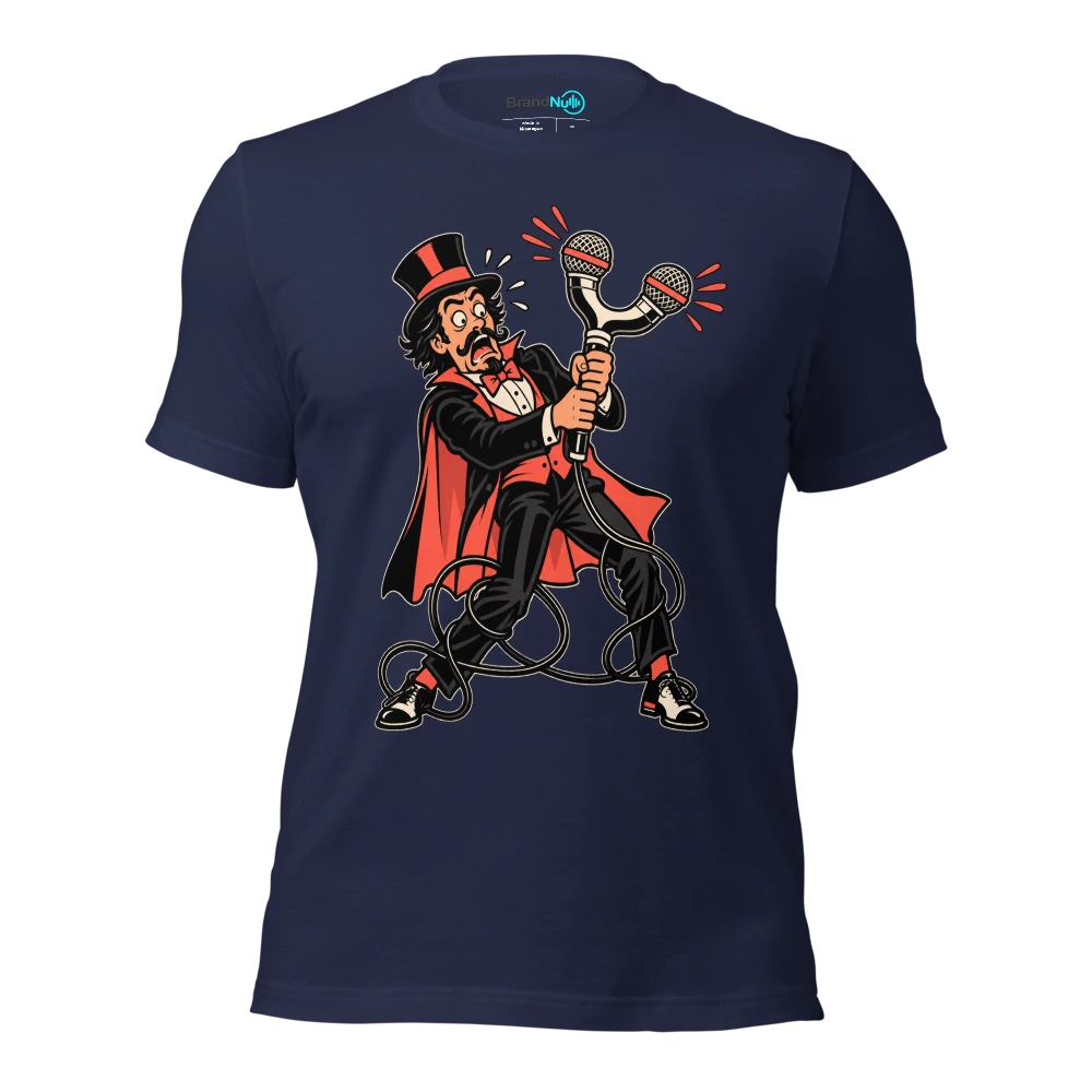 THE LOVE WIZARD HAS FORMED ANOTHER DUO T Shirt Navy Front
