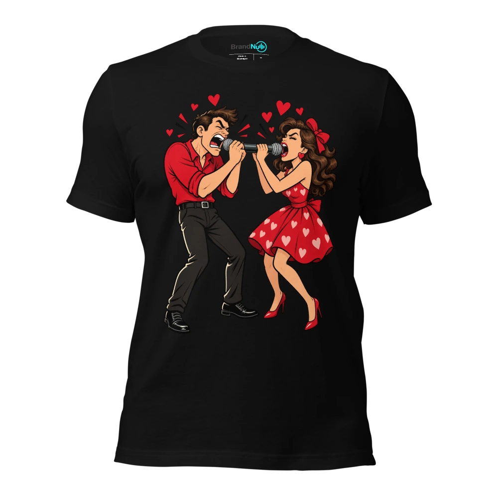 OUR DUET NEEDS RELATIONSHIP COUNSELLING T Shirt Black Front