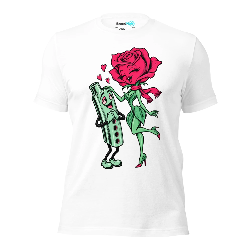 Rose wearing a tiny scarf beside a pitch pipe T Shirt White Front