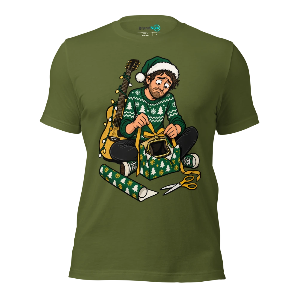 I BOUGHT MYSELF THE GIG FEE THEY OWE ME T Shirt Olive Front