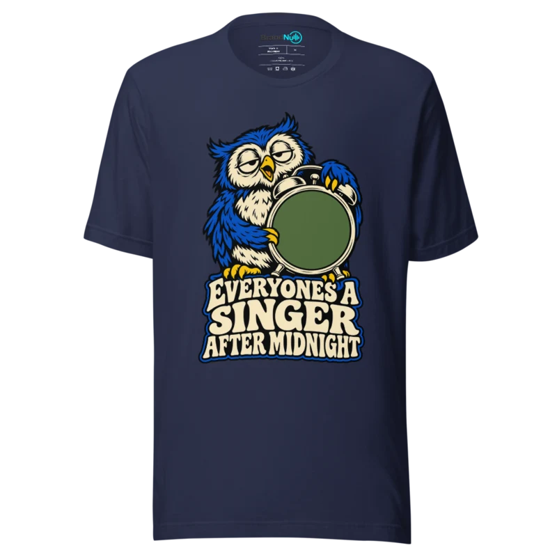 EVERYONES A SINGER AFTER MIDNIGHT T Shirt - Navy