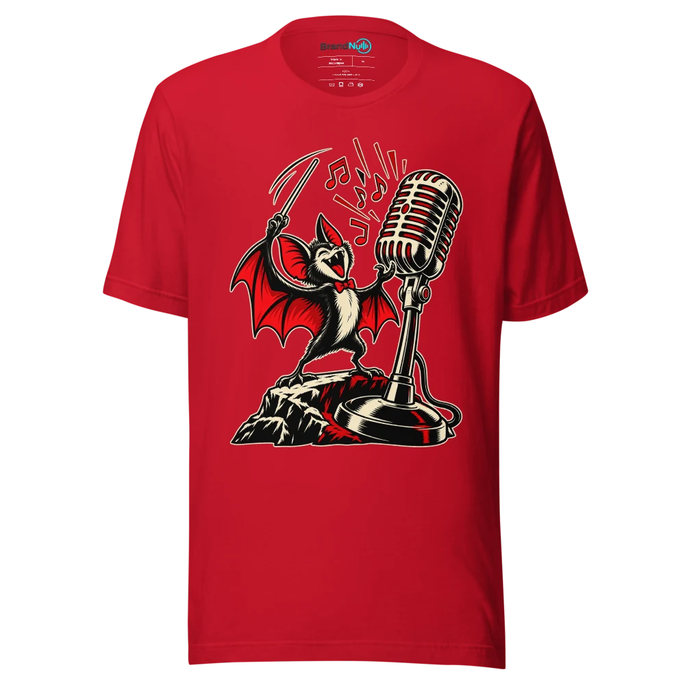 THE BAT HAS REQUESTED A SOLO T Shirt Red Front