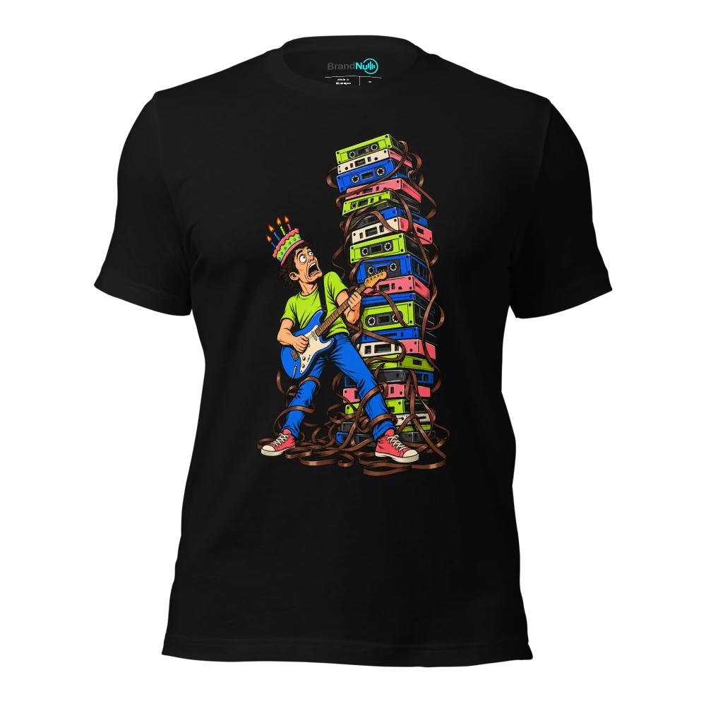 THE BACK CATALOGUE IS NOW A PERSONAL ATTACK T Shirt Black Front