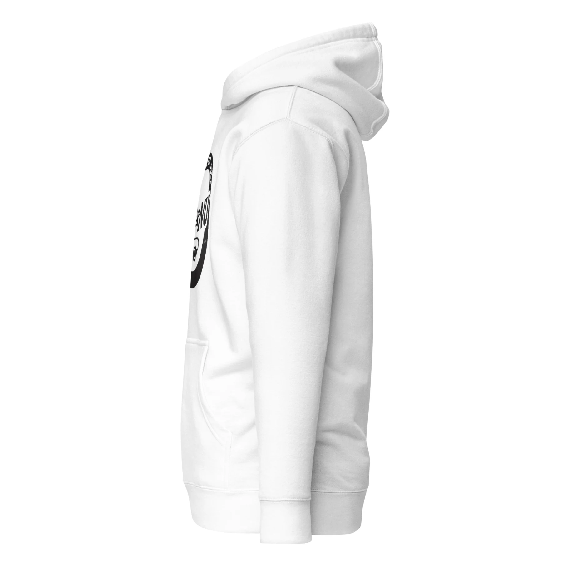 Bold BR&NU Logo Monochrome Hoodie