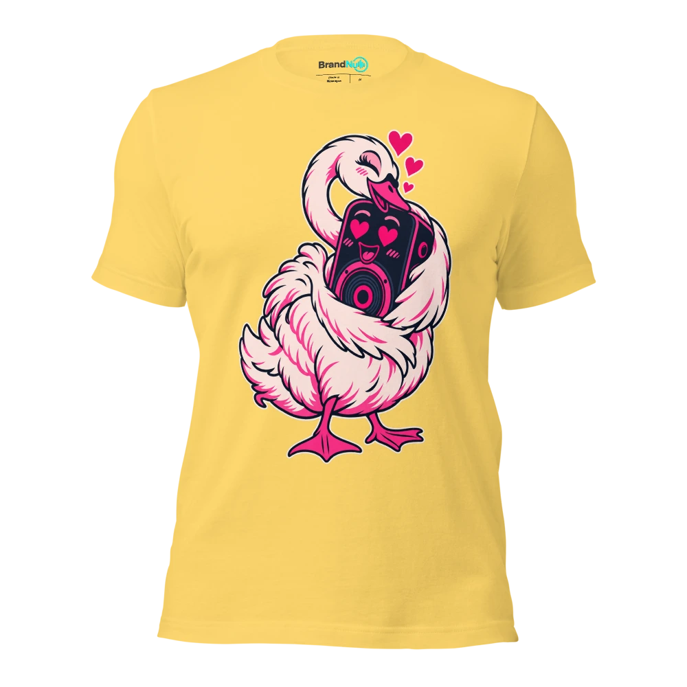 THE SWAN HAS CLAIMED A PLUS ONE FOR THE SPEAKER T Shirt Yellow Front