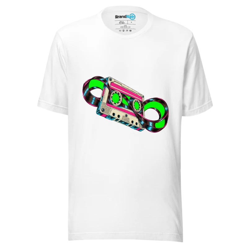 Cassette Wormhole – Electronic Music Graphic T Shirt