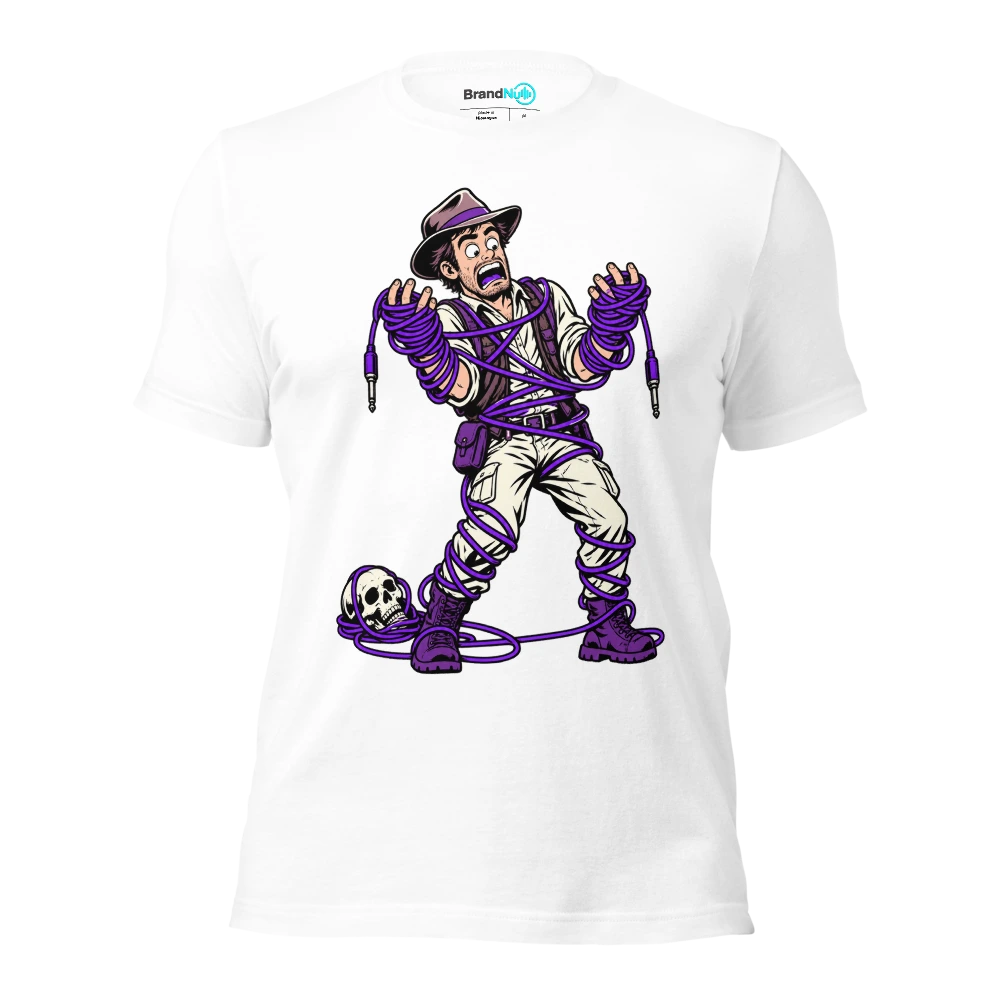 I HAVE BEEN WRAPPING THIS CABLE FOR CENTURIES T Shirt White Front