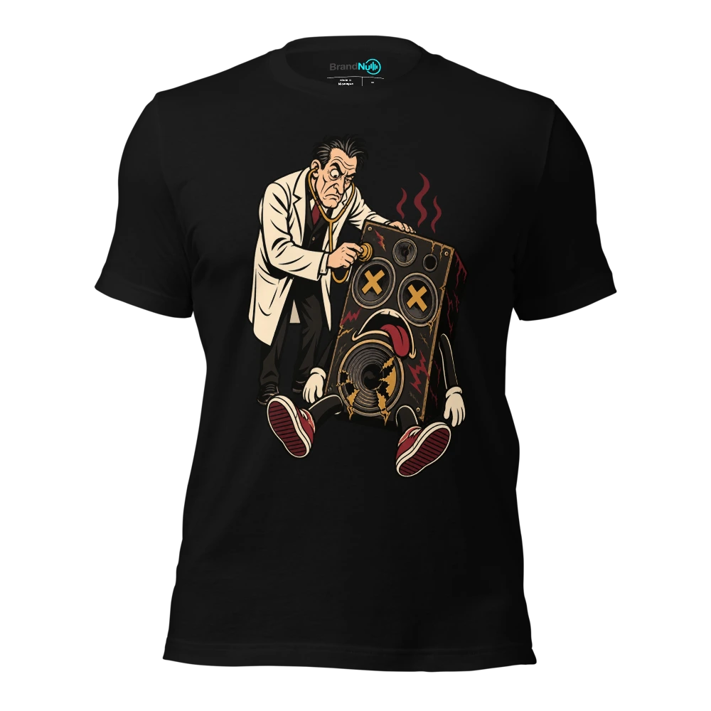 THE DJ KILLED IT THE CORONER DISAGREES T-SHIRT