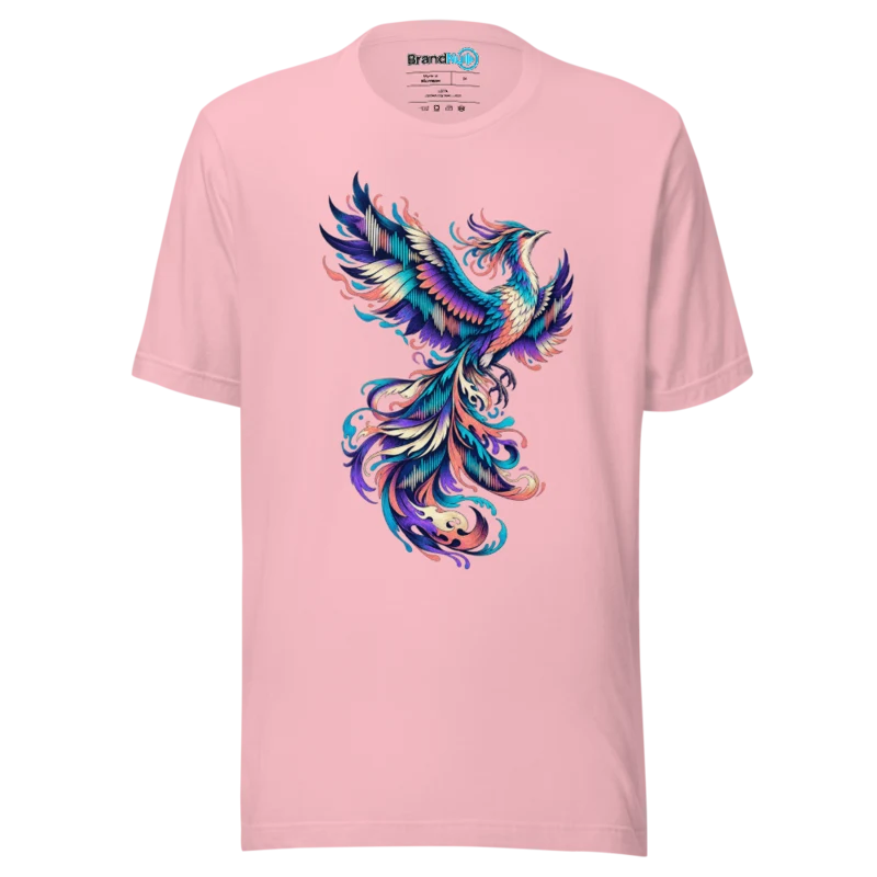 BrandNu Wild Sound Bird T-Shirt - Pink - Front