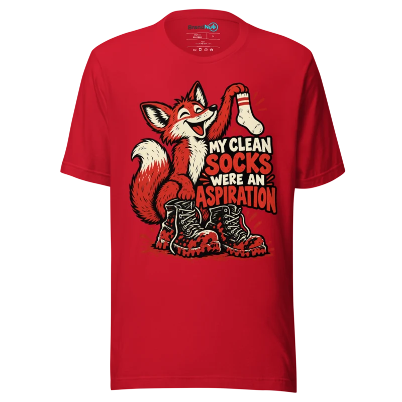 MY CLEAN SOCKS WERE AN ASPIRATION T Shirt - Red