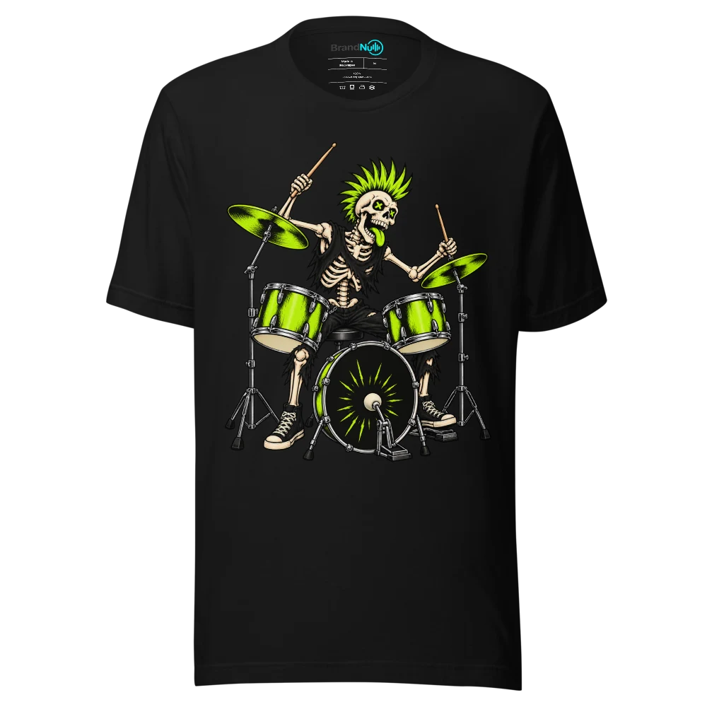 THIS DRUM KIT IS A JOINT EFFORT T Shirt Black Front