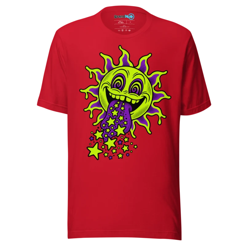 BrandNu Cosmic Grin T-Shirt - Red