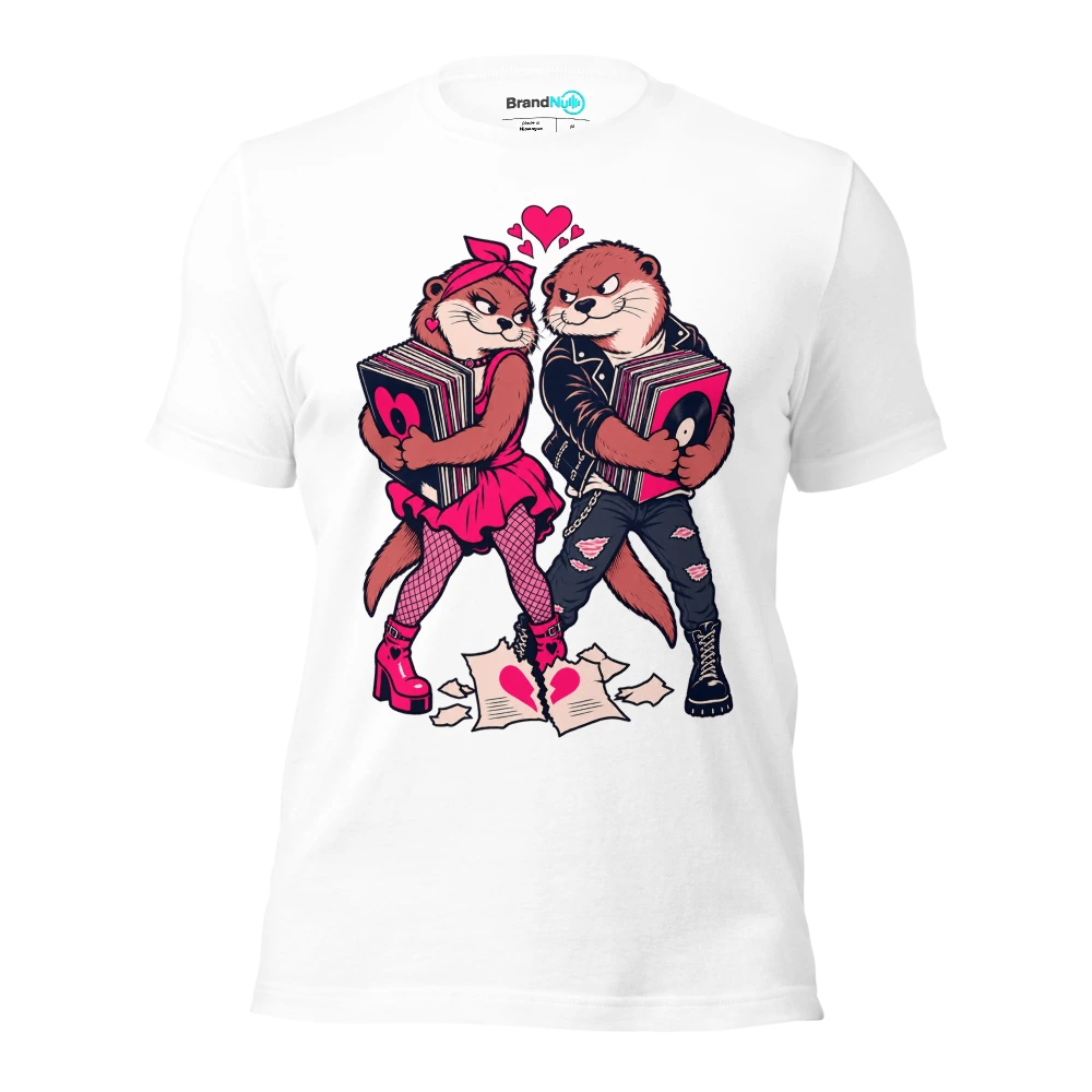 THE OTTERS HAVE SIGNED A PRENUP FOR THE VINYL T Shirt White Front