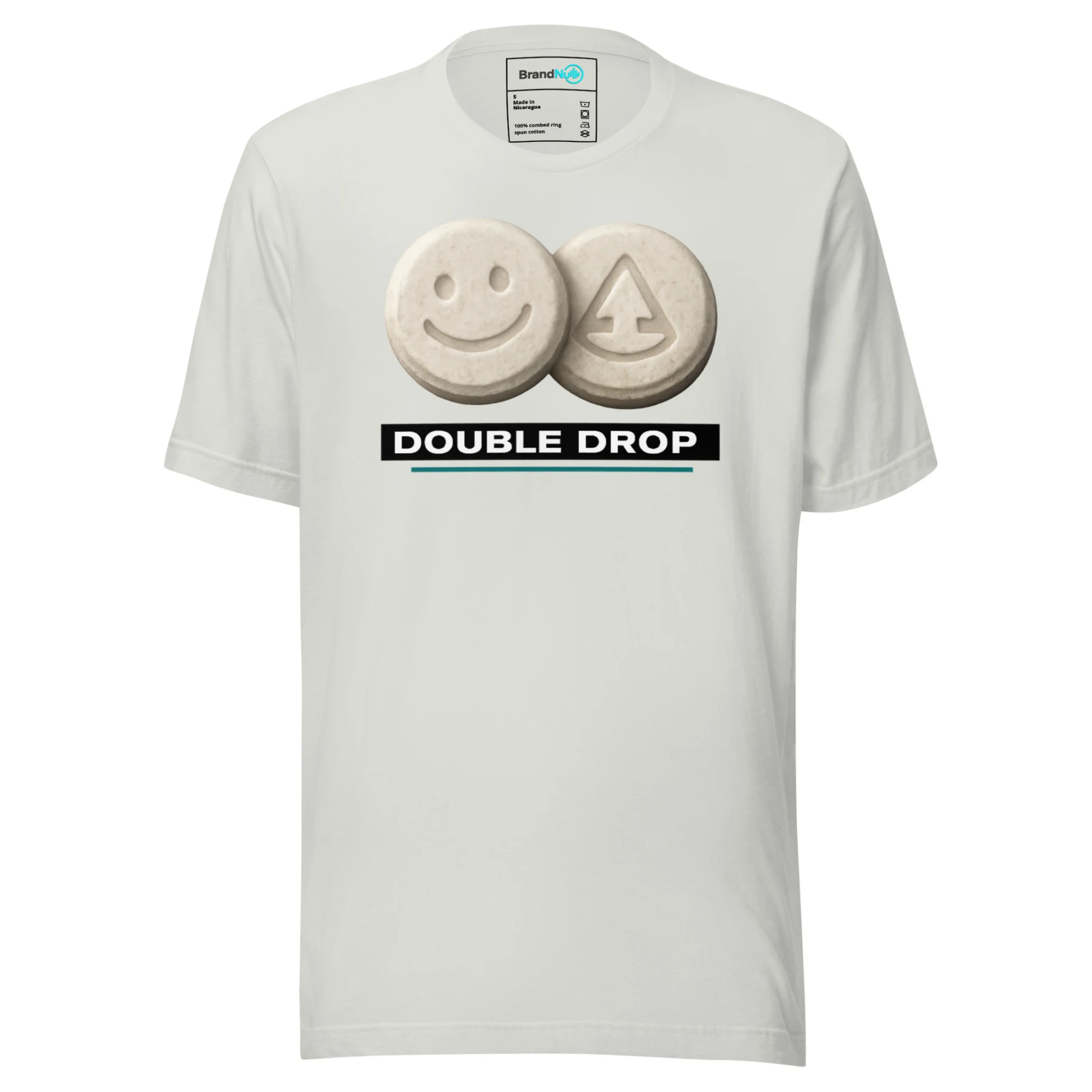 Double Drop T Shirt – Smiley Pill Rave Reference