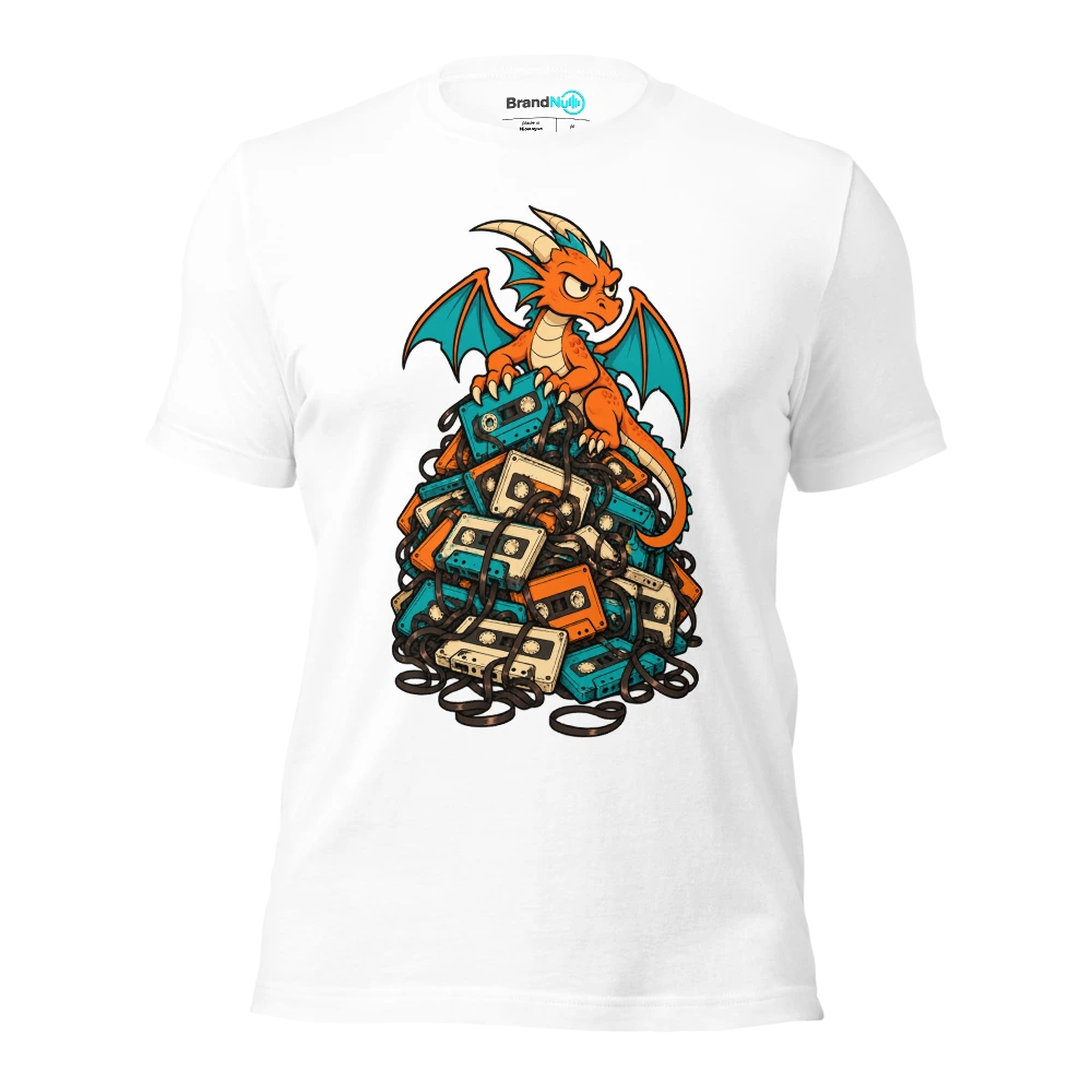 THE DEMO DRAGON HAS HOARDED EVERY BAD TAKE T Shirt White Front