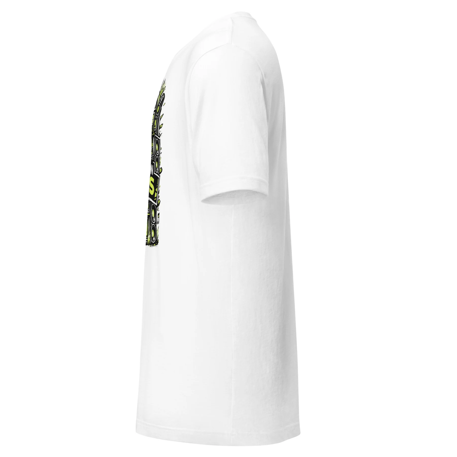 Built on Bass Smiley Full Back Green Screen T-Shirt