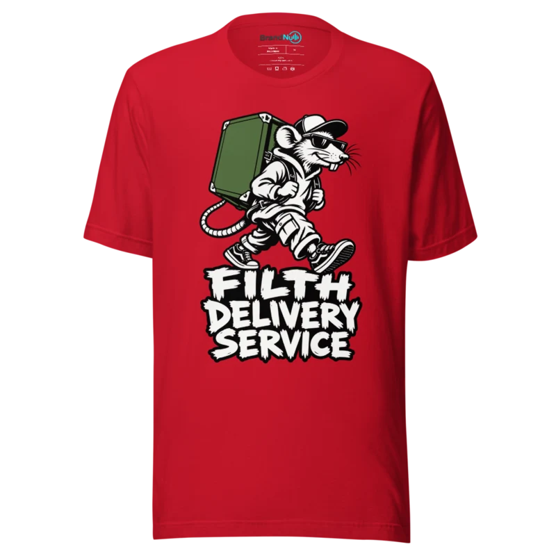 FILTH DELIVERY SERVICE T Shirt - Red