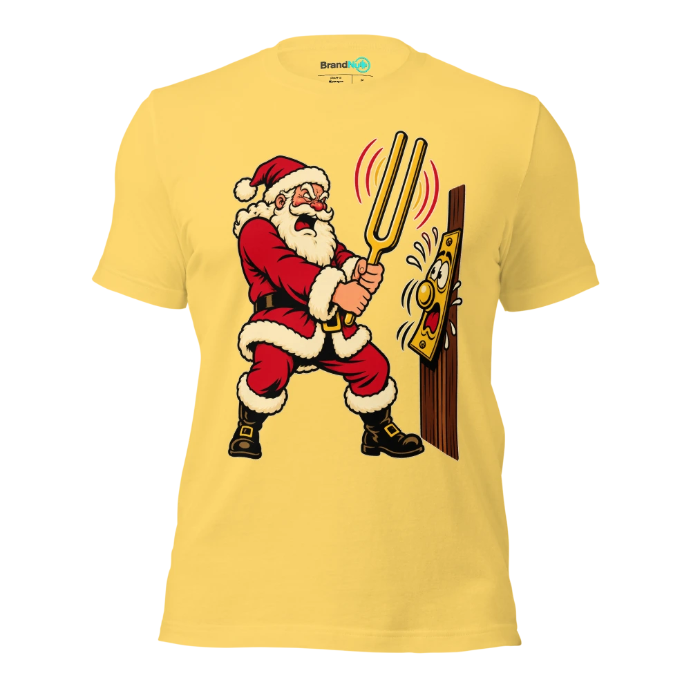 THIS DOORBELL IS IN THE WRONG KEY T Shirt Yellow Front