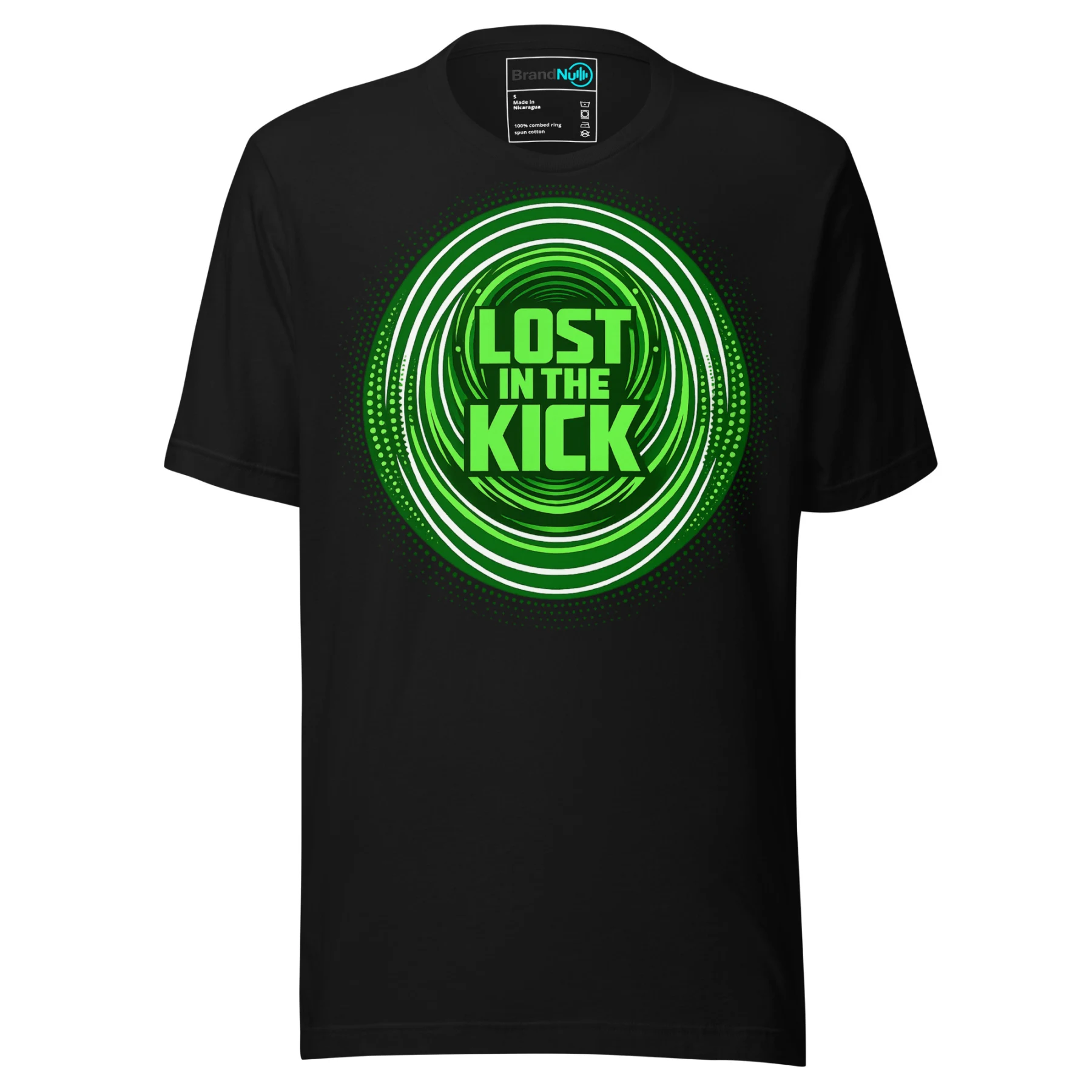 Lost in the Kick Techno T Shirt Underground Dancefloor