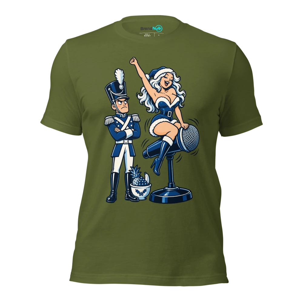 THE TOY SOLDIER HAS A BETTER RIDER THAN ME T Shirt Olive Front