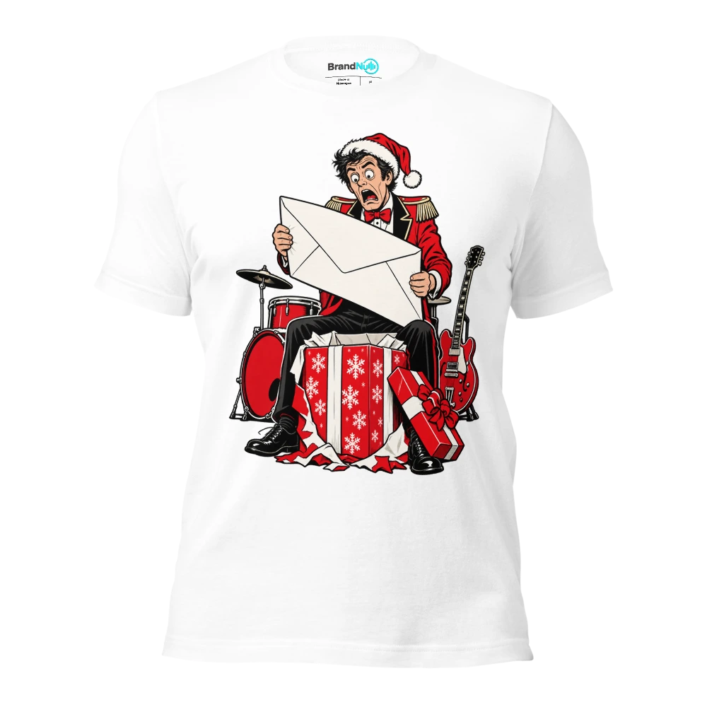 THE BAND GOT MATCHING BILLS FOR CHRISTMAS T Shirt White Front