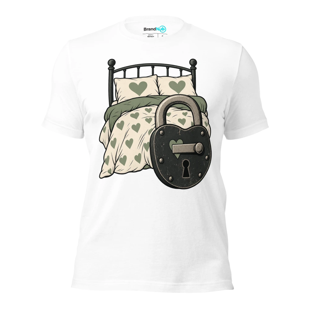 My BrandNu bedroom voice is Ã¢â‚¬Ëœdid you lock the back door?Ã¢â‚¬â„¢ T Shirt White Front