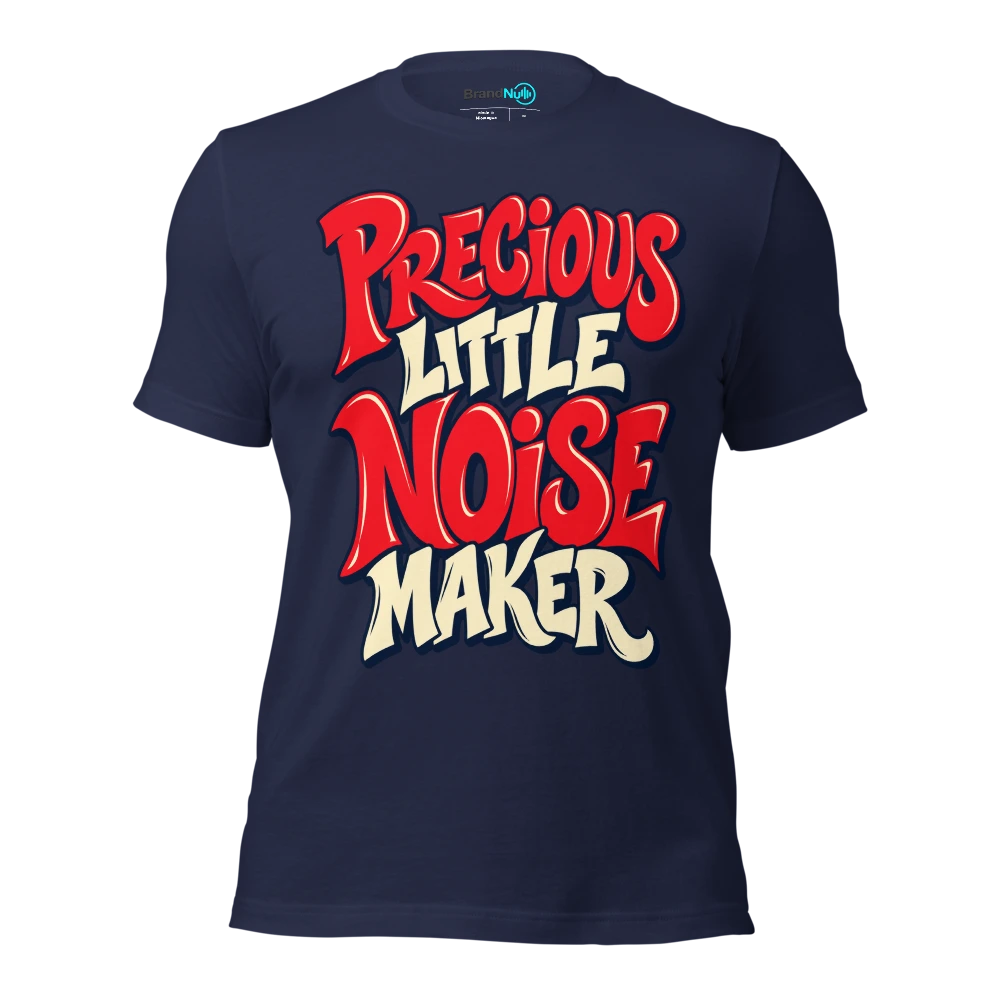 PRECIOUS LITTLE NOISE MAKER T Shirt Navy Front