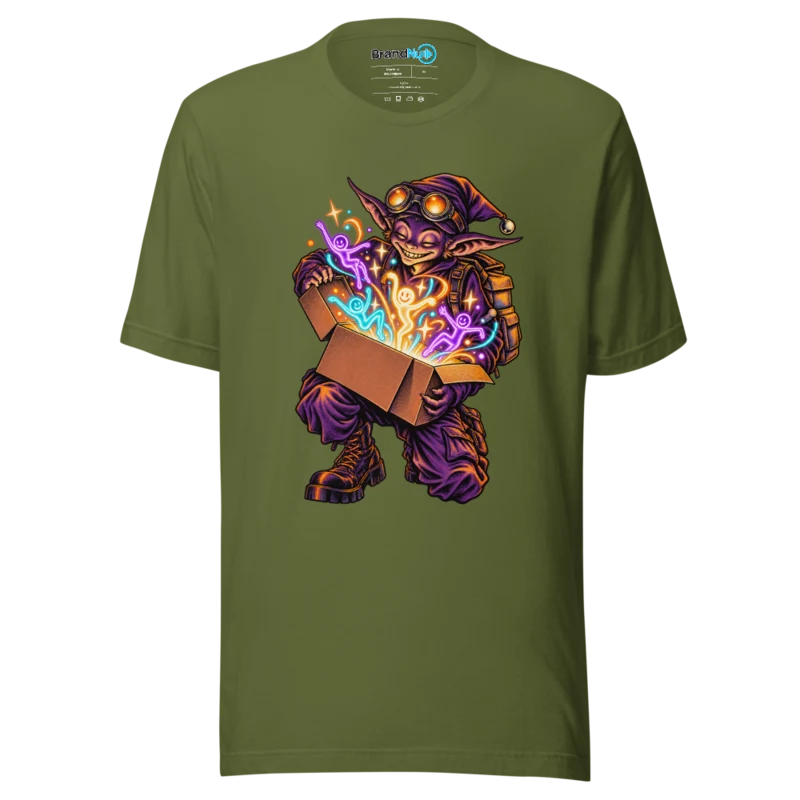 Dance Delivery T Shirt Olive Front