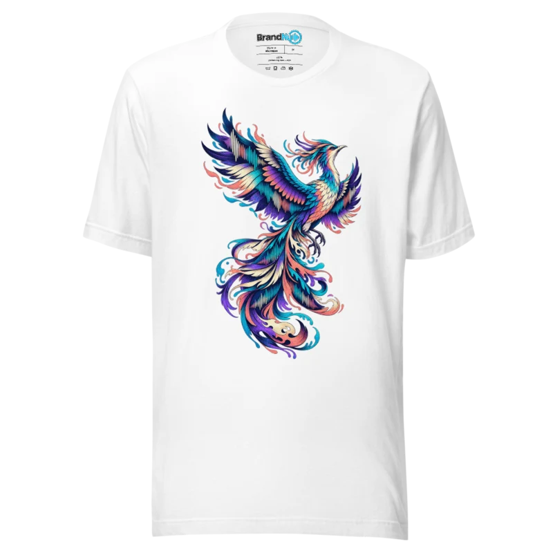 BrandNu Wild Sound Bird T-Shirt - White - Front