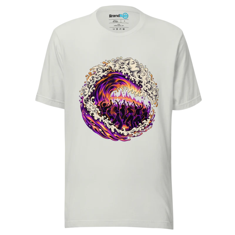 Rave Tide T Shirt - Asphalt