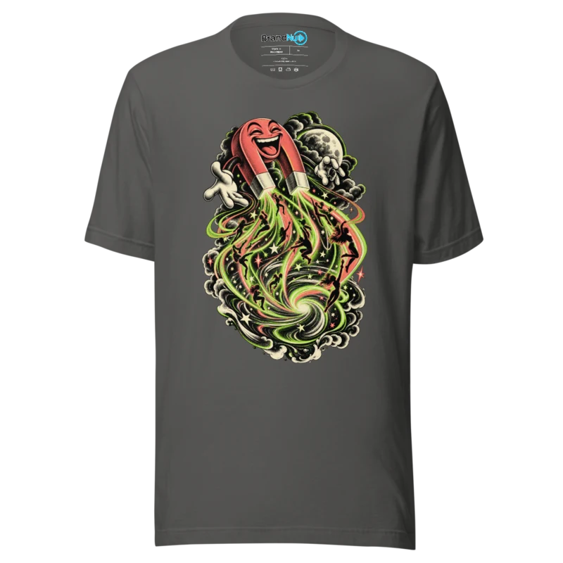 Midnight Magnet T Shirt - Asphalt