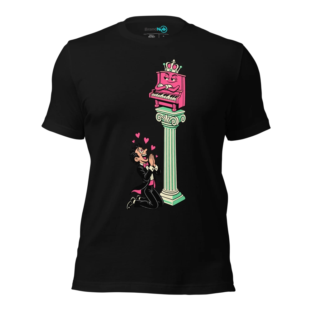 THE TOY PIANO HAS A SUPERIORITY COMPLEX T-SHIRT