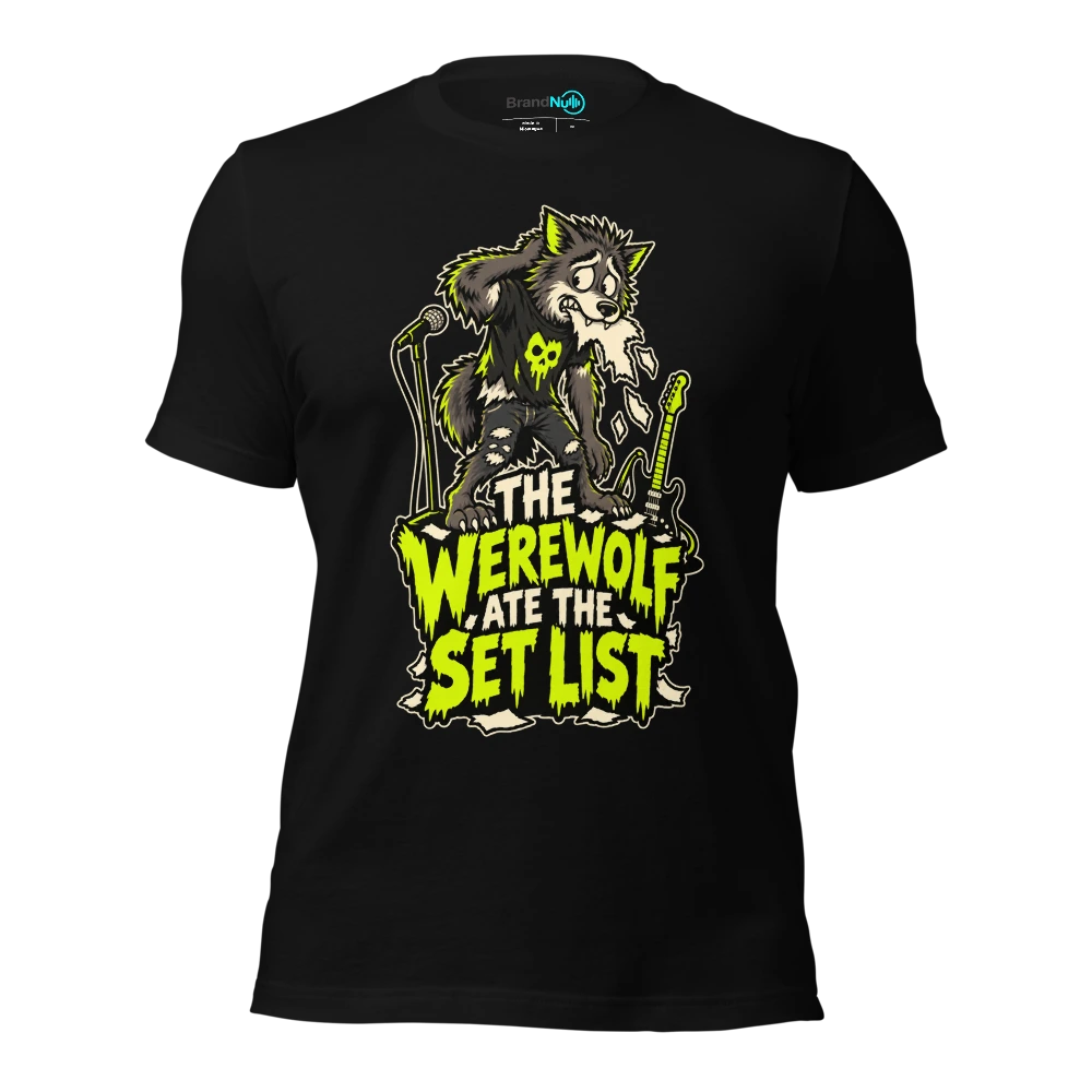 THE WEREWOLF ATE THE SET LIST T Shirt