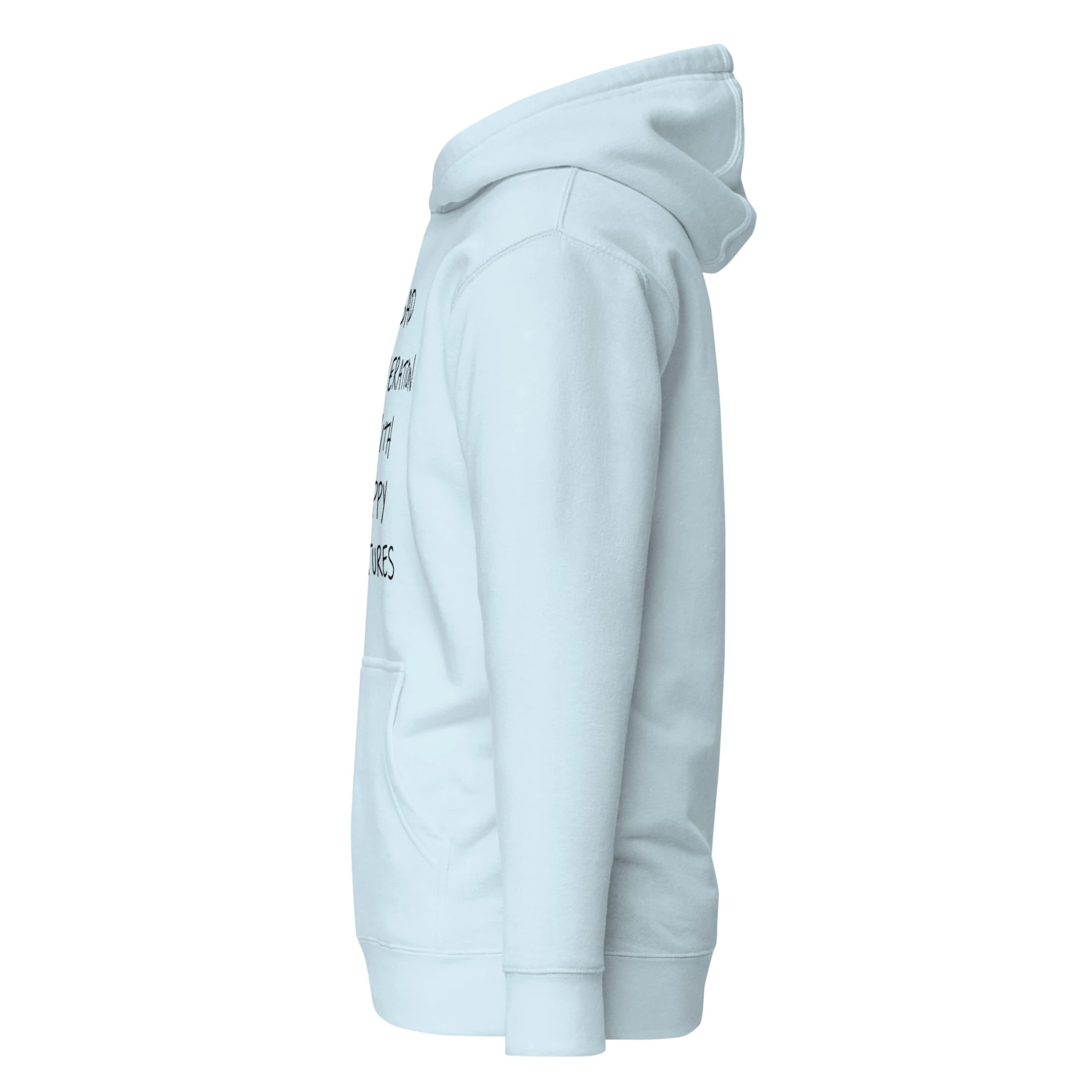 Sad Generation with Happy Pictures Hoodie for Clubbers and Thinkers