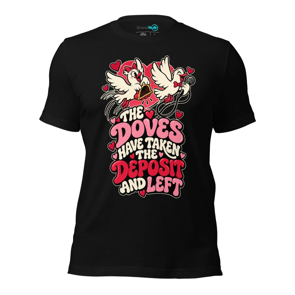 THE DOVES HAVE TAKEN THE DEPOSIT AND LEFT T-SHIRT