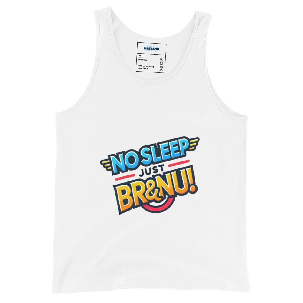 No Sleep Just BrandNu Tank Top Bold Winged Style