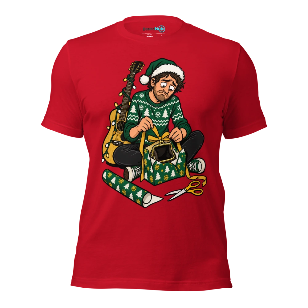 I BOUGHT MYSELF THE GIG FEE THEY OWE ME T Shirt Red Front