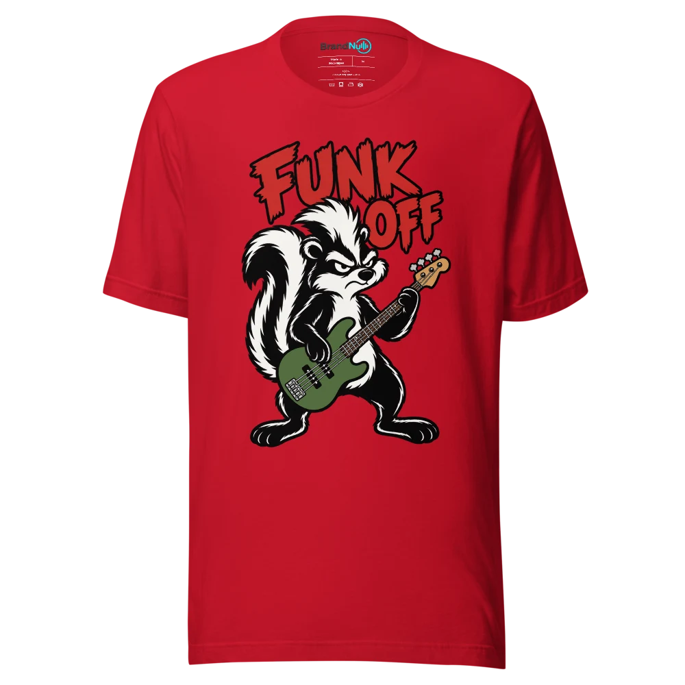 FUNK OFF T Shirt Red Front