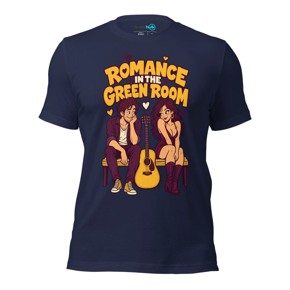 ROMANCE IN THE GREEN ROOM T Shirt Navy Front