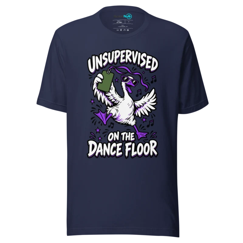 UNSUPERVISED ON THE DANCE FLOOR T Shirt - Navy