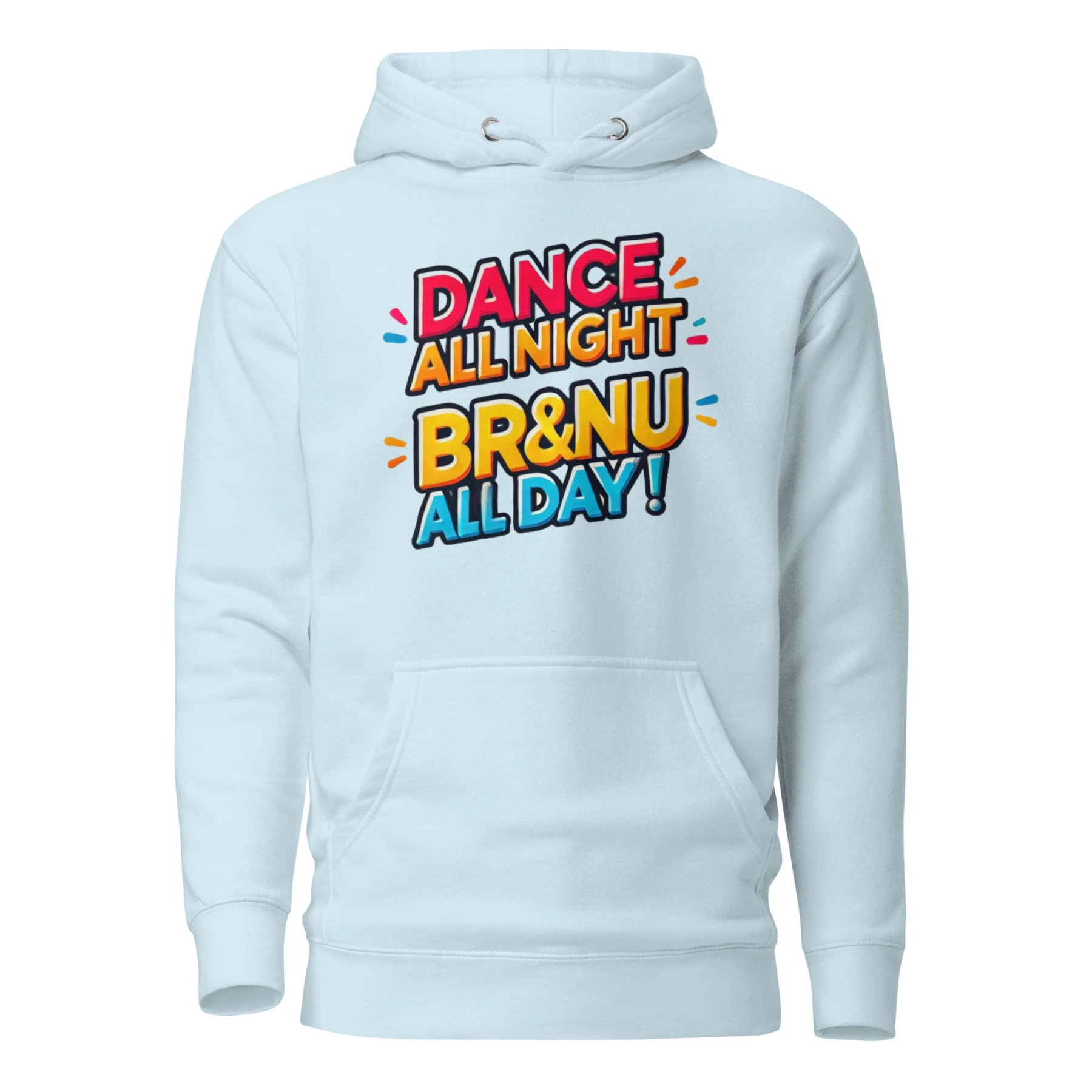 Dance All Night with Colourful Hoodie Design