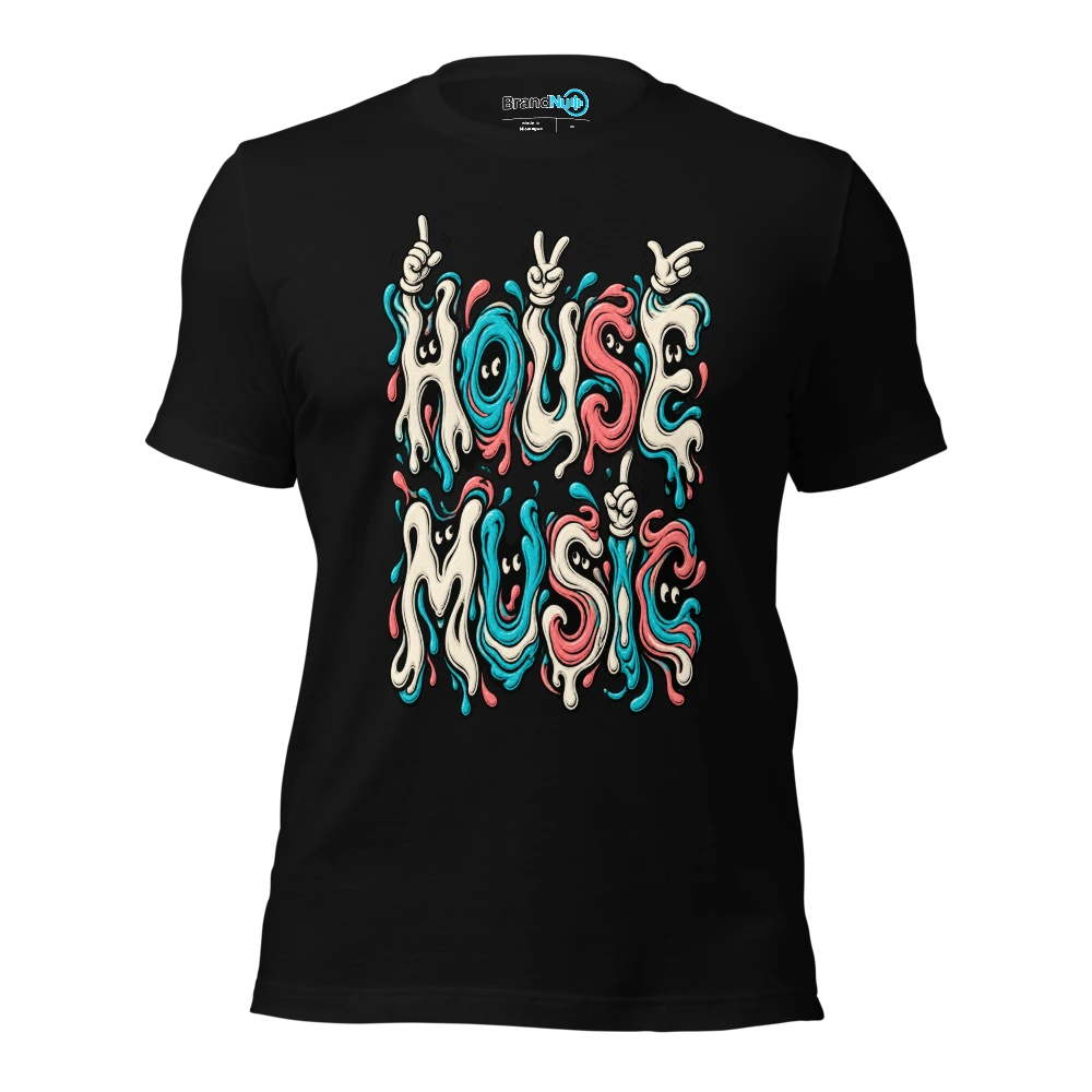 House Music Colour Tangle T-SHIRT