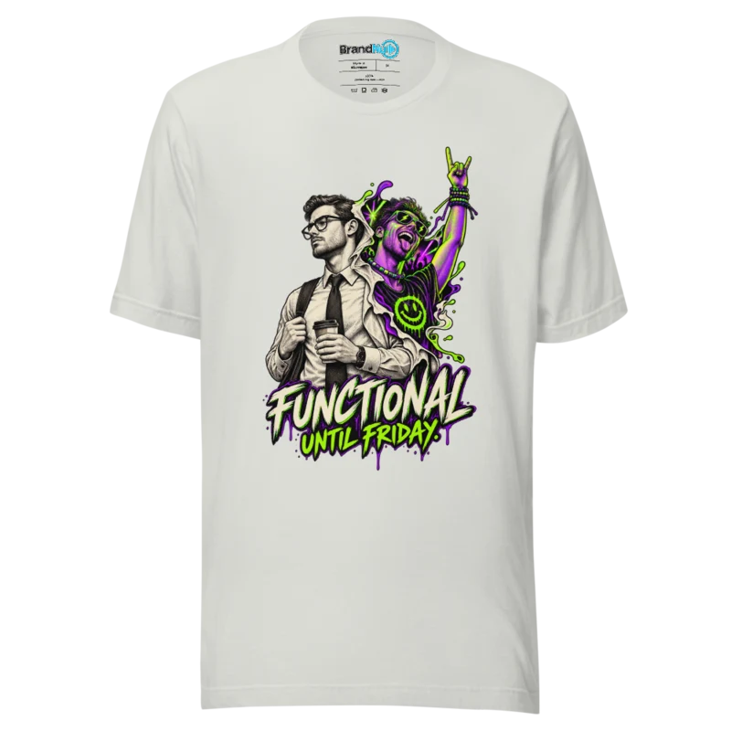 Functional Until Friday T Shirt - Asphalt