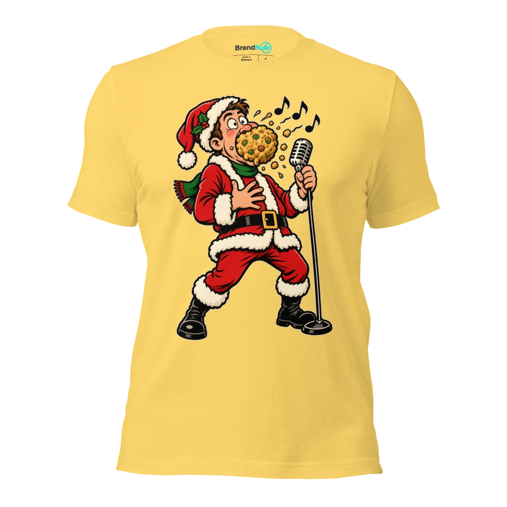 I HAVE STUFFING IN MY VOCAL CORDS T Shirt Yellow Front