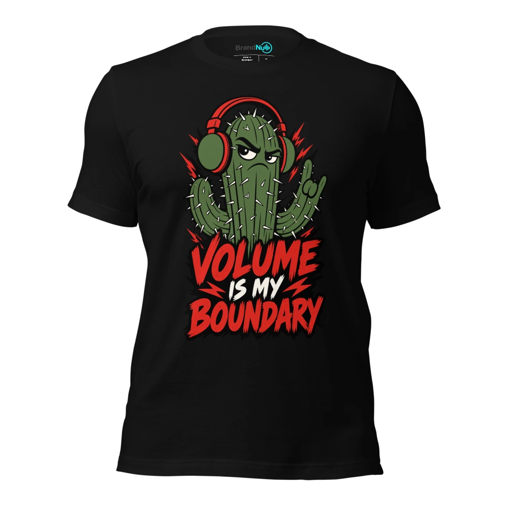 VOLUME IS MY BOUNDARY T-SHIRT