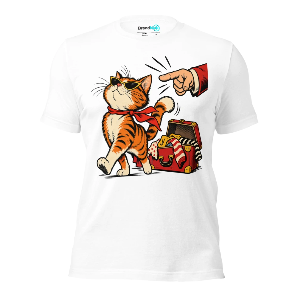 Got a BrandNu attitude. Still told to pack it in T Shirt White Front