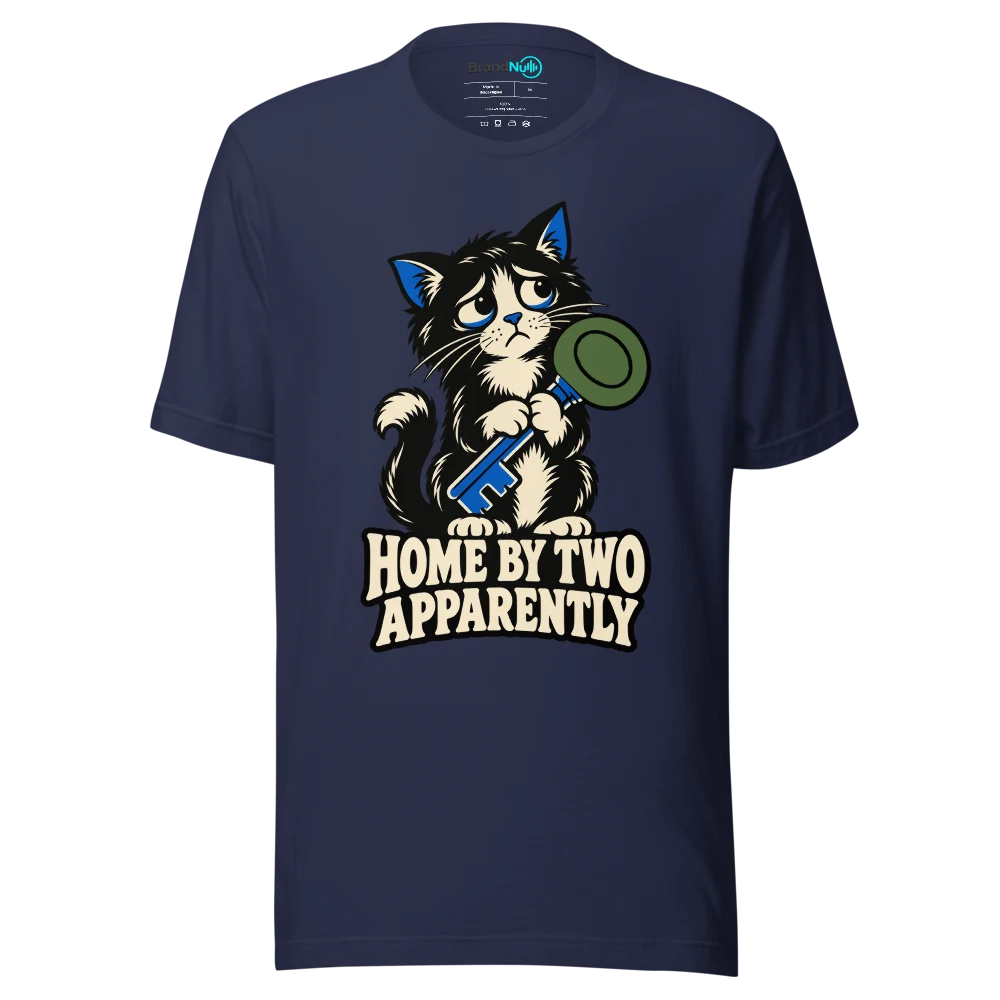 HOME BY TWO APPARENTLY T Shirt Navy Front