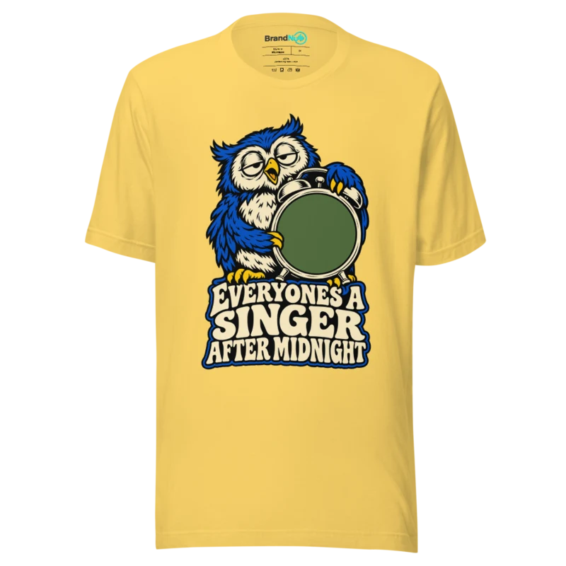 EVERYONES A SINGER AFTER MIDNIGHT T Shirt - Yellow